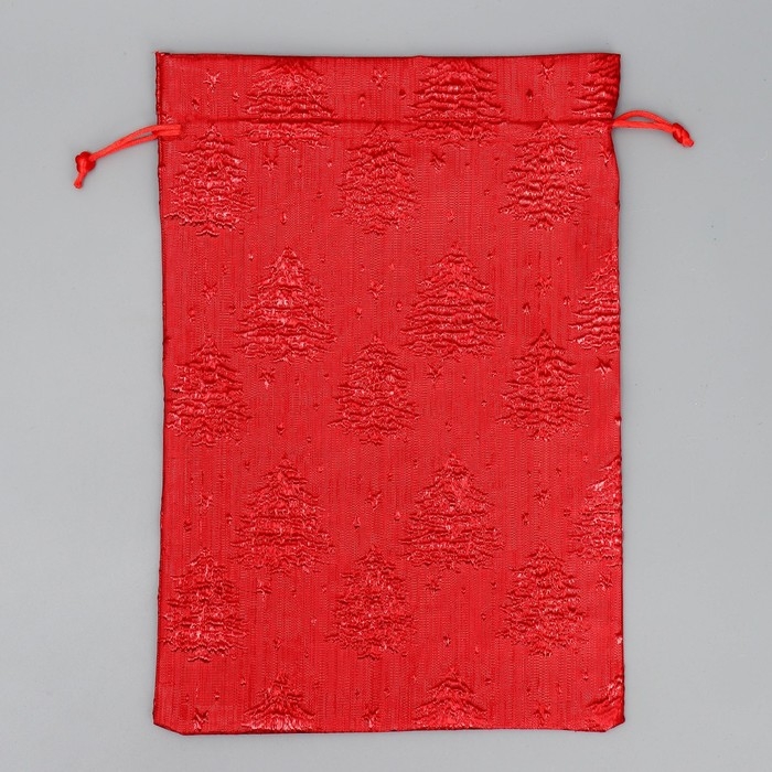 Мешочек подарочный парча «Ёлочка», 20 х 30 см +/- 1.5 см, Новый год Мешочек подарочный парча «Ёлочка», 20 х 30 см +/- 1.5 см, Новый год