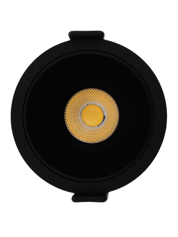 Светильник светодиодный встраиваемый, 12Вт, 4000К, с драйвером, D65, черный Светильник светодиодный встраиваемый, 12Вт, 4000К, с драйвером, D65, черный