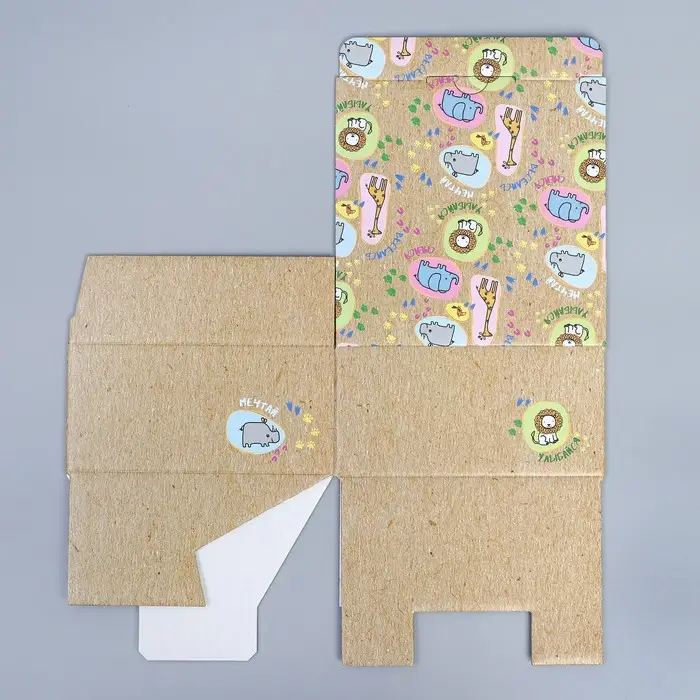 Коробка подарочная сборная, упаковка, «Веселья», 15 х 15 х 7 см Коробка подарочная сборная, упаковка, «Веселья», 15 х 15 х 7 см