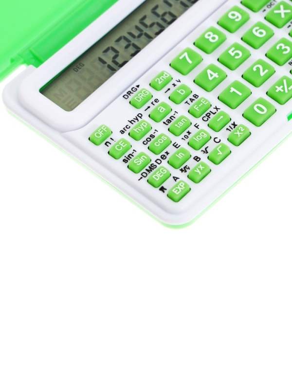 Калькулятор инженерный 10-разрядный 1006 корпус зеленый