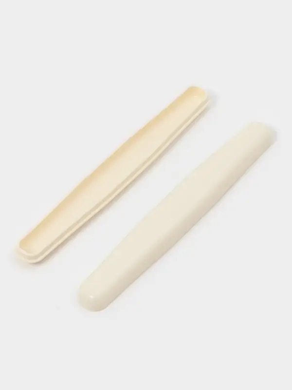 Футляр для зубной щётки, 21 см, молочный