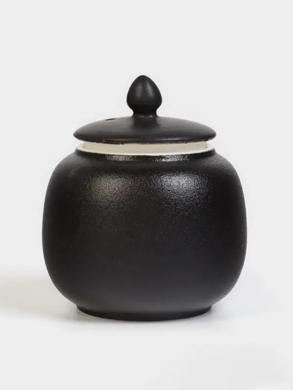 Набор для чайной церемонии &laquo;Мотомия&raquo;, 9 предметов, на 4 персоны, чашка 40 мл, чайник 200 мл, керамика, чёрный