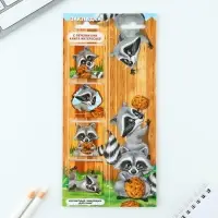 Магнитные закладки для книг "С печеньками интереснее", 4 шт