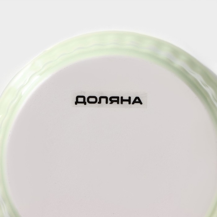 Рамекин из жаропрочной керамики Доляна «Нюд», 200 мл, 9×5 см, цвет зелёный Рамекин из жаропрочной керамики Доляна «Нюд», 200 мл, 9×5 см, цвет зелёный