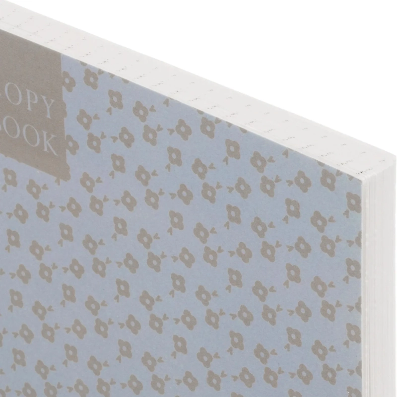 Бизнес-тетрадь А4,96л,точка,греб,обл.глянц.лам. Attache Fleur Лазурь