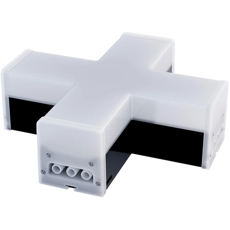 Светильник светодиодный -коннектор Х-образный 12Вт, 4000К, IP40, чёрн