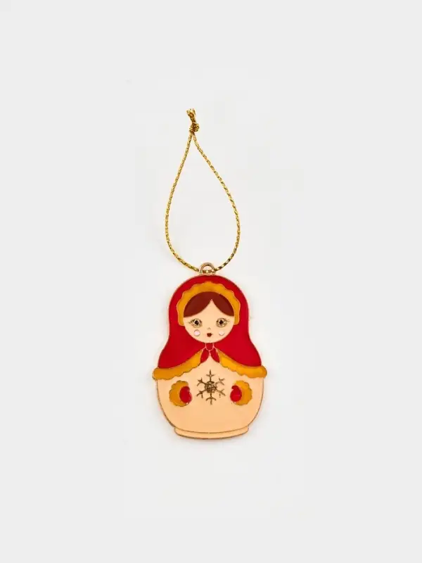 Ёлочная игрушка &laquo;Матрешка&raquo;, 3.3&times;5.2 см