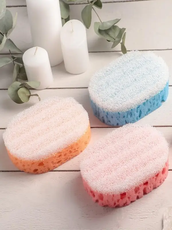 Губка для тела массажная «Эмоция», 13×8,5×5 см см, МИКС Губка для тела массажная «Эмоция», 13×8,5×5 см см, МИКС