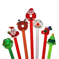 Ручка-прикол Calligrata &laquo;Новый год&raquo;, чёрный стержень, гелевая, подарочная, МИКС