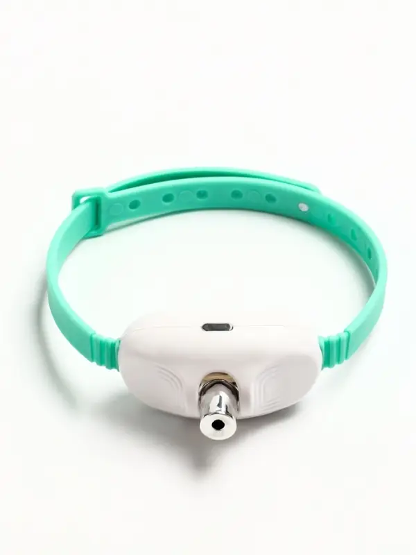 Ошейник-лазер для кошек, USB, зелёный