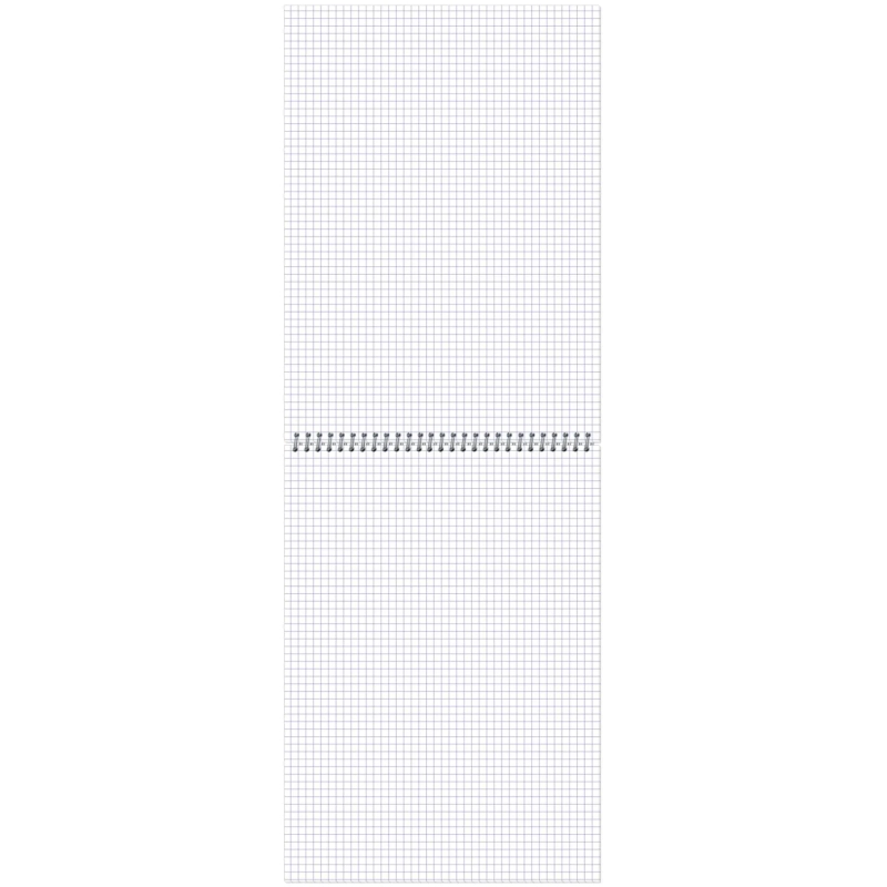 Блокнот А4,80л,клетка,метал.гребень,цв.обложка Стильный Офис 2752