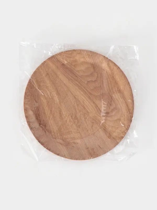 Тарелка Доляна &laquo;Заря&raquo;, d=24.5 см, дерево, коричневая