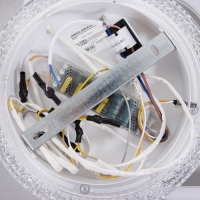 Люстра с ПДУ 1914/3 LED 84Вт диммер белый 42х40х12 см BayerLux