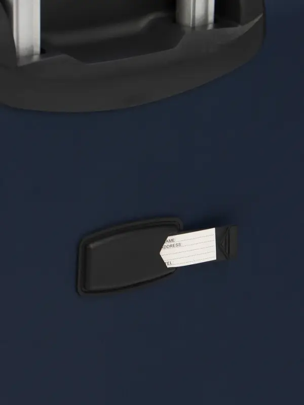 Чемодан на колёсах TEXTURA, кодовый замок, с увеличением, 42&times;26&times;68 см, 24", синий