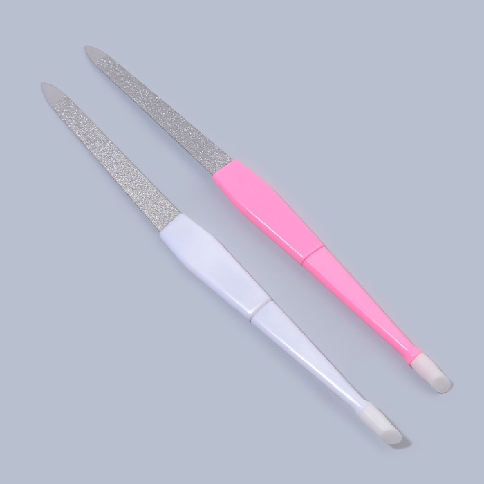 Пилка - триммер - пушер для ногтей, разборная, 20 см, МИКС