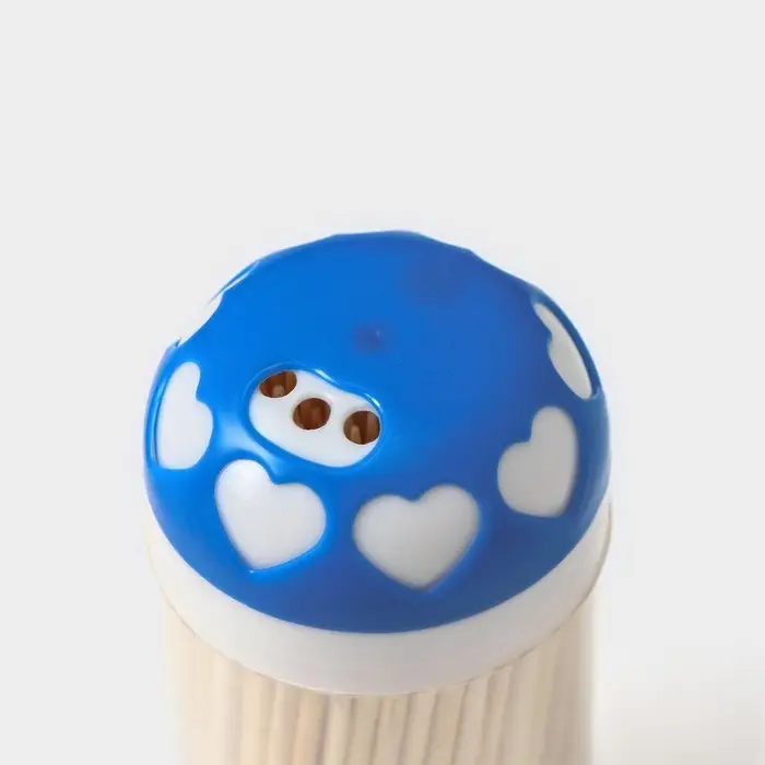 Зубочистки Доляна «Сердца», 190 шт., МИКС Зубочистки Доляна «Сердца», 190 шт., МИКС