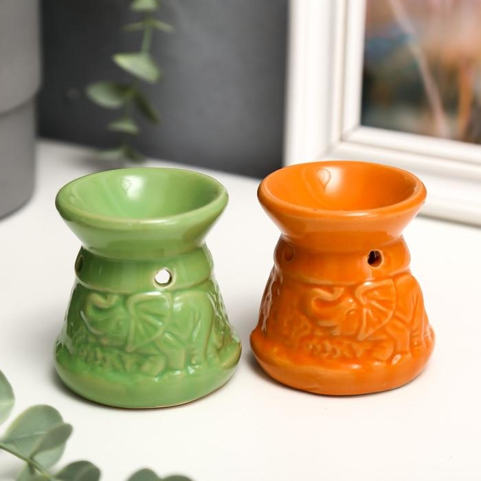 Аромалампа  Аромалампа "Слоны" 6х6х7 см  МИКС