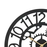 Часы настенные интерьерные &laquo;Дайс&raquo;, серия: Лофт, металл, бесшумные, плавный ход, d=60 см, от батарейки 1&times;АА