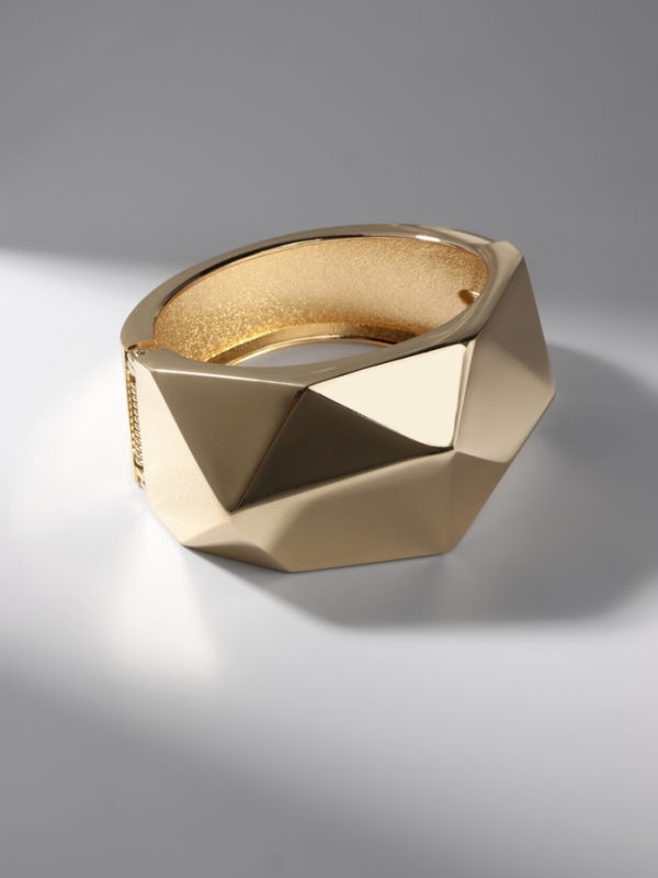 Браслет металл «Манжета» углы, цвет золото Браслет металл «Манжета» углы, цвет золото