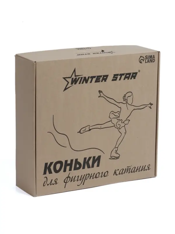 Коньки фигурные Winter Star с мехом, р. 37 Коньки фигурные Winter Star с мехом, р. 37