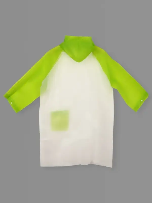 Дождевик детский &laquo;Гуляем под дождём&raquo;, рост 128-140 см, ЭВА 15 г, зелёный