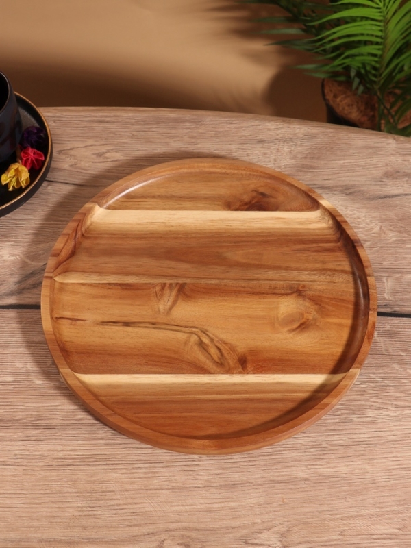 Доска разделочная 28х28х2 см, чайное дерево