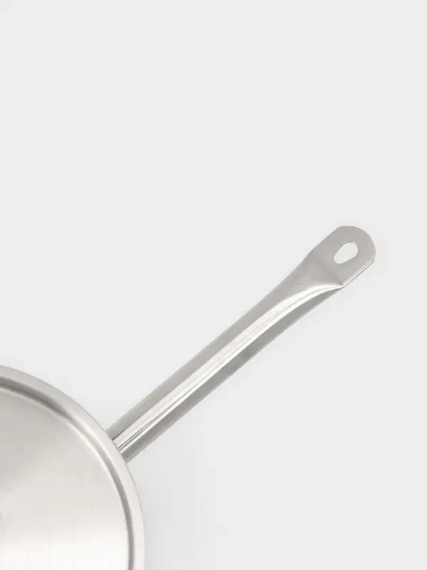 Ковш Hanna Kn&ouml;vell, 9.8 л, d=28, h=16 см, с крышкой, толщина стенки 0.8 мм, индукция, нержавеющая сталь