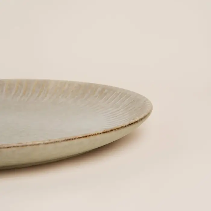 Тарелки SL Home &laquo;Монти&raquo;, d=21 см, набор 2 шт., фарфор, серые