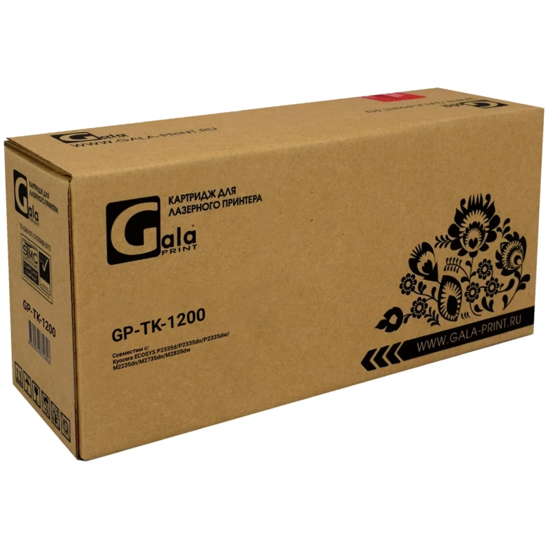 Тонер-картридж Galaprint TK-1200 чер. для Kyocera ECOSYS M2235/P2335/M2735