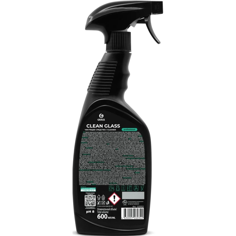Профхим д/стекл-зеркал поверхностей Grass/Clean Glass PROF, 0,6л_т/р