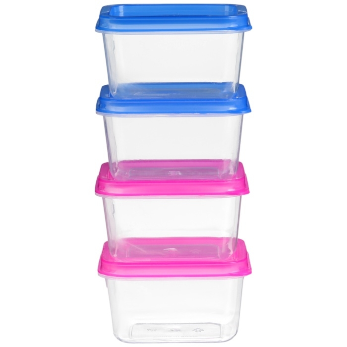 Набор контейнеров пищевых с крышками, для хранения детского питания, 8 шт., цвета МИКС Набор контейнеров пищевых с крышками, для хранения детского питания, 8 шт., цвета МИКС