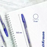 Ручка гелевая ErichKrause R-301 Gel Stick Classic, узел 0.5 мм, синяя