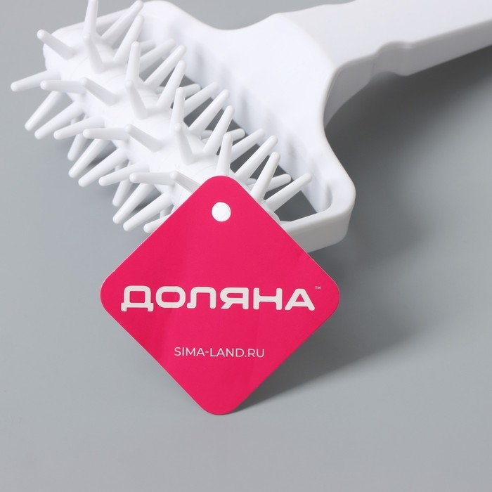 Валик для накатки теста Доляна «Дырки», 21×12,5×6,5 см, цвет белый Валик для накатки теста Доляна «Дырки», 21×12,5×6,5 см, цвет белый