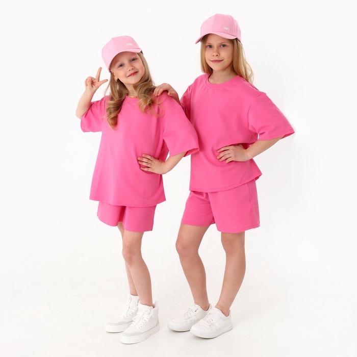 Кепка детская для девочки, цвет розовый рр 54см Кепка детская для девочки, цвет розовый рр 54см