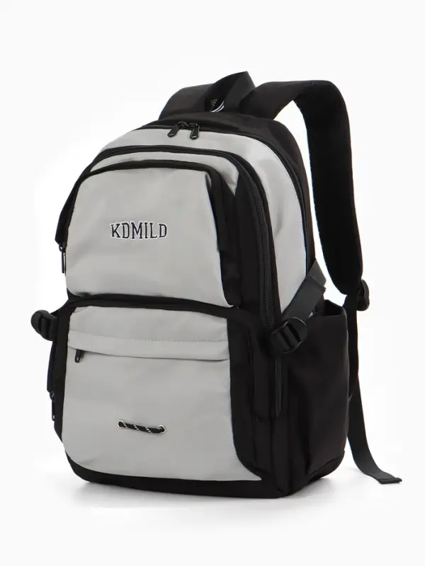 Рюкзак 29*12,5*44 см, 2 отд 6 н/к, Комби, серый/черн