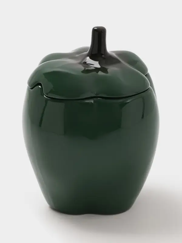 Горшок для запекания Борисовская керамика «Перец», 650 мл, зелёный Горшок для запекания Борисовская керамика «Перец», 650 мл, зелёный