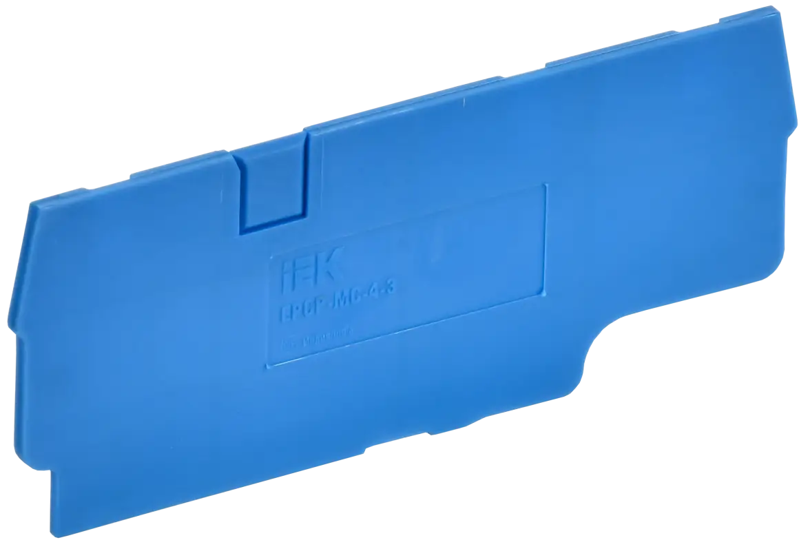 ARMAFIX Заглушка EPCX4-3 BU для колодки клеммной CP/CX4-3 синяя IEK