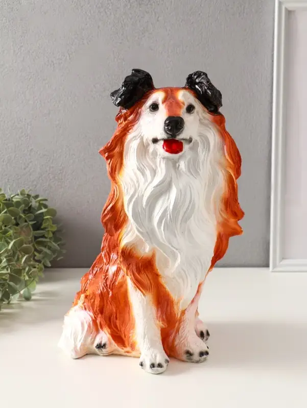 Копилка для денег &laquo;Колли&raquo;, гипс, 38&times;28&times;20 см