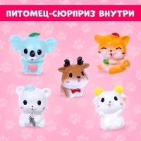 Мягкая игрушка «Лупоглазики. Кэнди-плюш: Сахарок» с питомцем, 11 см