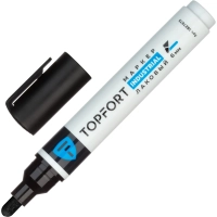 Маркер лаковый Topfort Industrial 6 мм черный