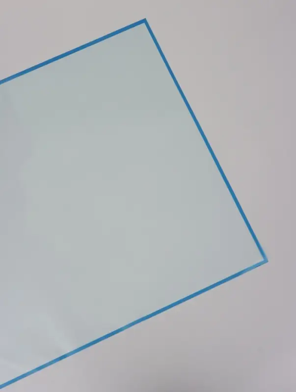 Пленка для цветов, &laquo;Полупрозрачная кайма&raquo;, синяя, 57&times;57 см