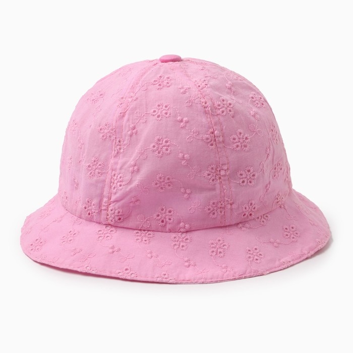 Панама детская Панама детская "Нежность" MINAKU, цвет ярко-розовый, размер 48