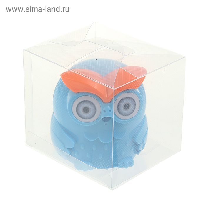 Точилка механическая с контейнером Точилка механическая с контейнером "Сова", МИКС