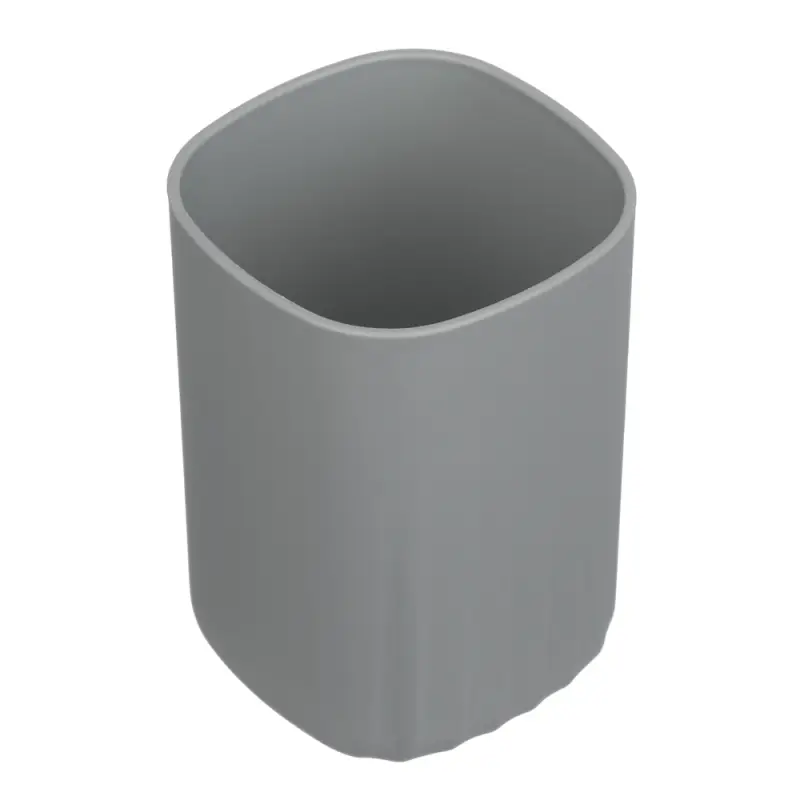 Стакан для ванной комнаты тм VETTA Сидней, пластик, PP, серый, 7x10,3см