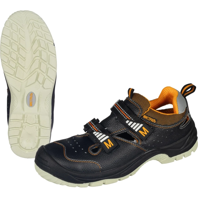 Полуботинки с перфор (сандалии) Мистраль ULTRA ПУ/ТПУ с ПП и АС р.43 SJ4000