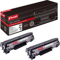 Картридж лазерный Комус 83A CF283AD чер. для HP LJ Pro M201 (2шт/уп)