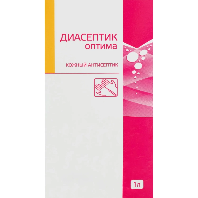 Антисептик кожный Диасептик Оптима, 1 л (с дозатором)