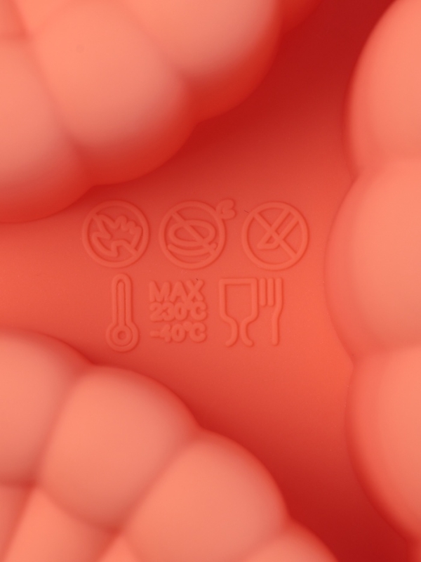 Форма для выпечки Доляна «Савоярди», силикон, 3 ячейки, 22×19×4 см, персиковая Форма для выпечки Доляна «Савоярди», силикон, 3 ячейки, 22×19×4 см, персиковая