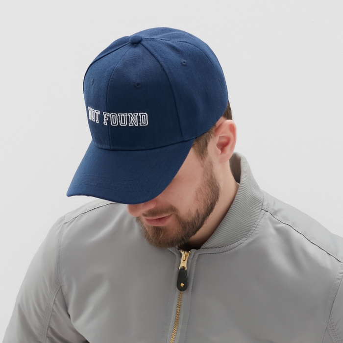 Бейсболка MIST  Бейсболка MIST "Not found", цвет синий,  размер 56-58
