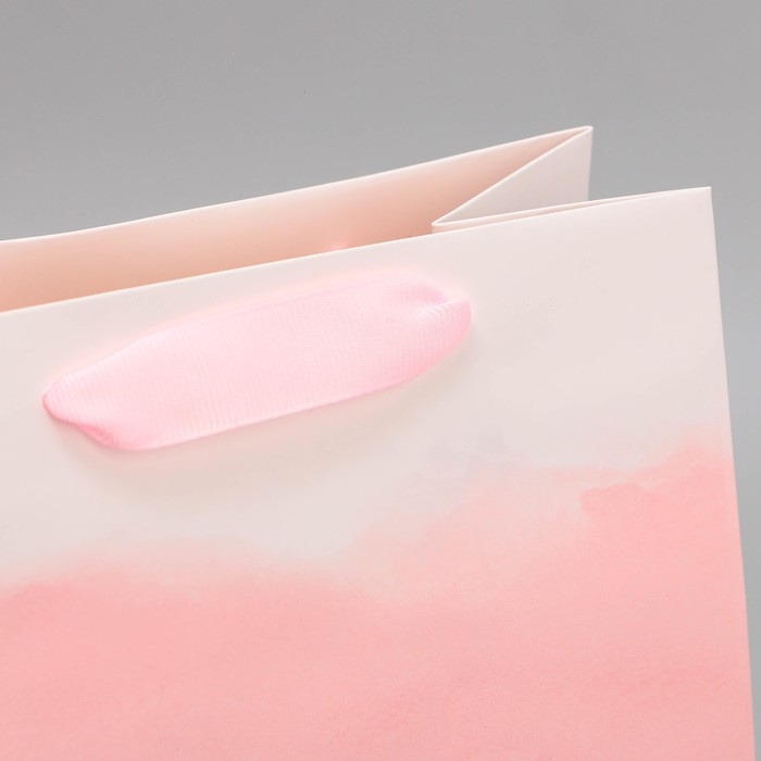 Пакет подарочный ламинированный вертикальный, упаковка, «Искренние чувства», MS 18 х 23 х 10 см